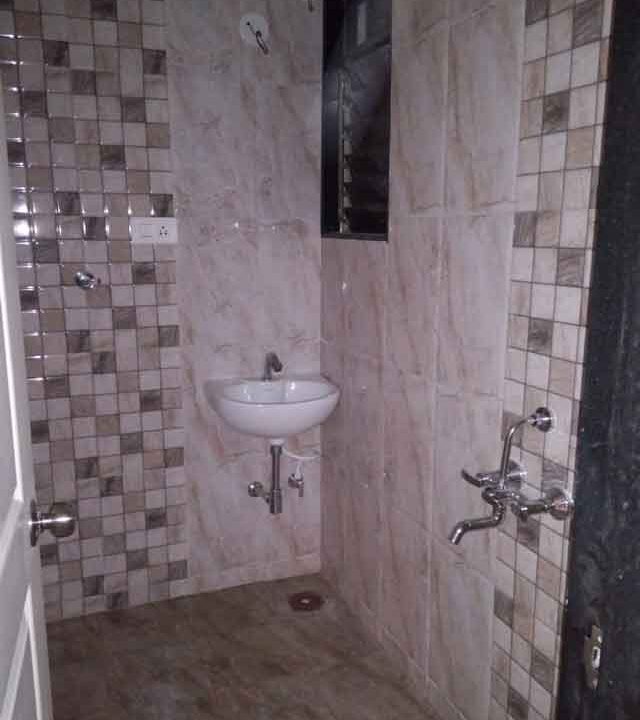 1BHK flat for sale in Badlapur east with all amenities bathroom image 2