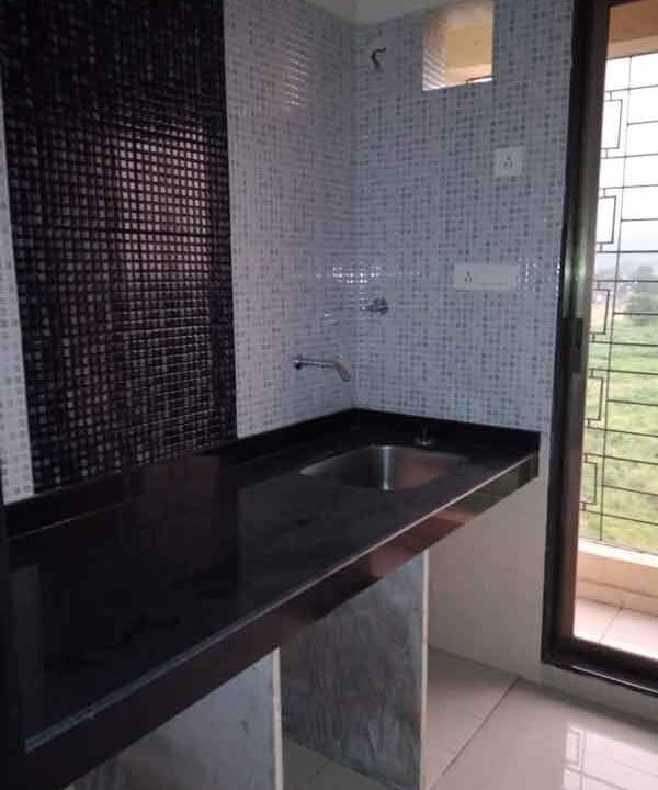 1BHK flat for sale in Badlapur east with all amenities kitchen image